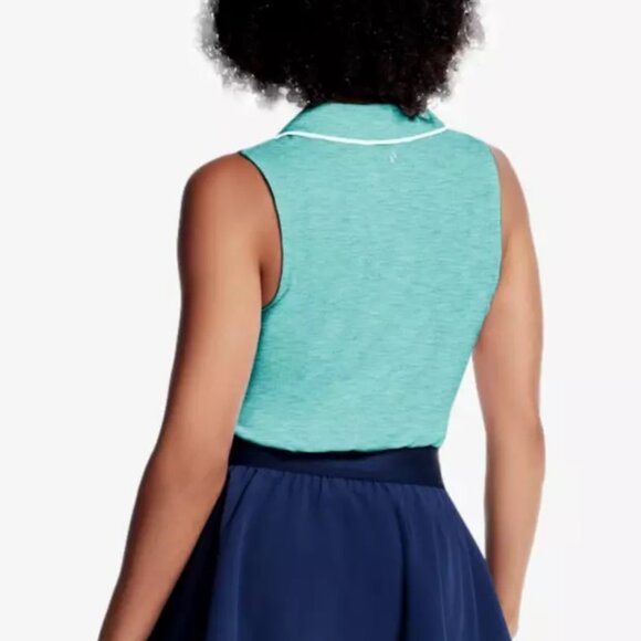 Womens Skechers Go Dri SWIFT CLUB Sleeveless Polo Tank Top Size L XL TT58 NWT - Picture 2 of 4